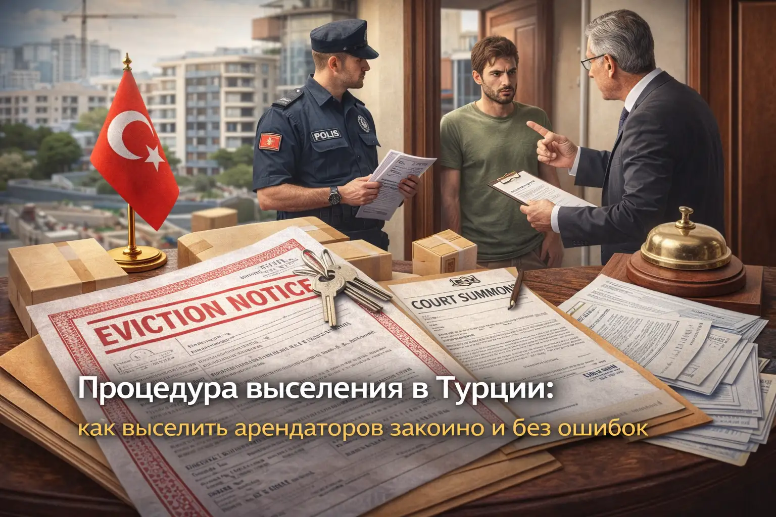 Процедура выселения в Турции: уведомление арендатора и юридический процесс