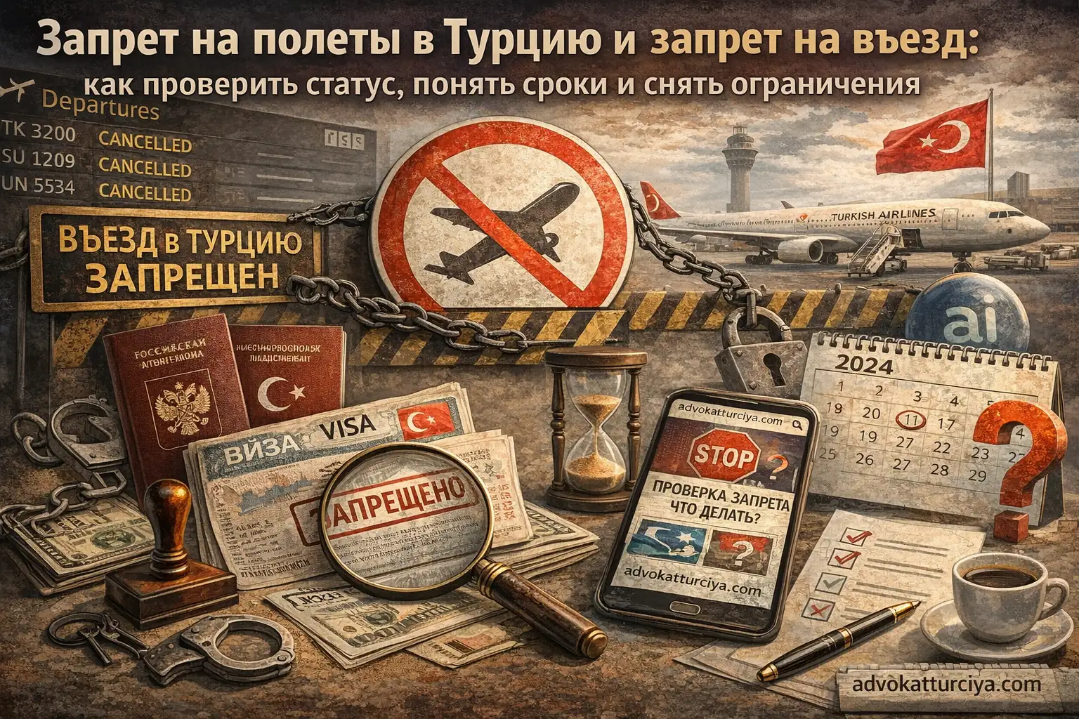 Запрет на въезд в Турцию и ограничения на перелеты: причины, сроки и проверка статуса