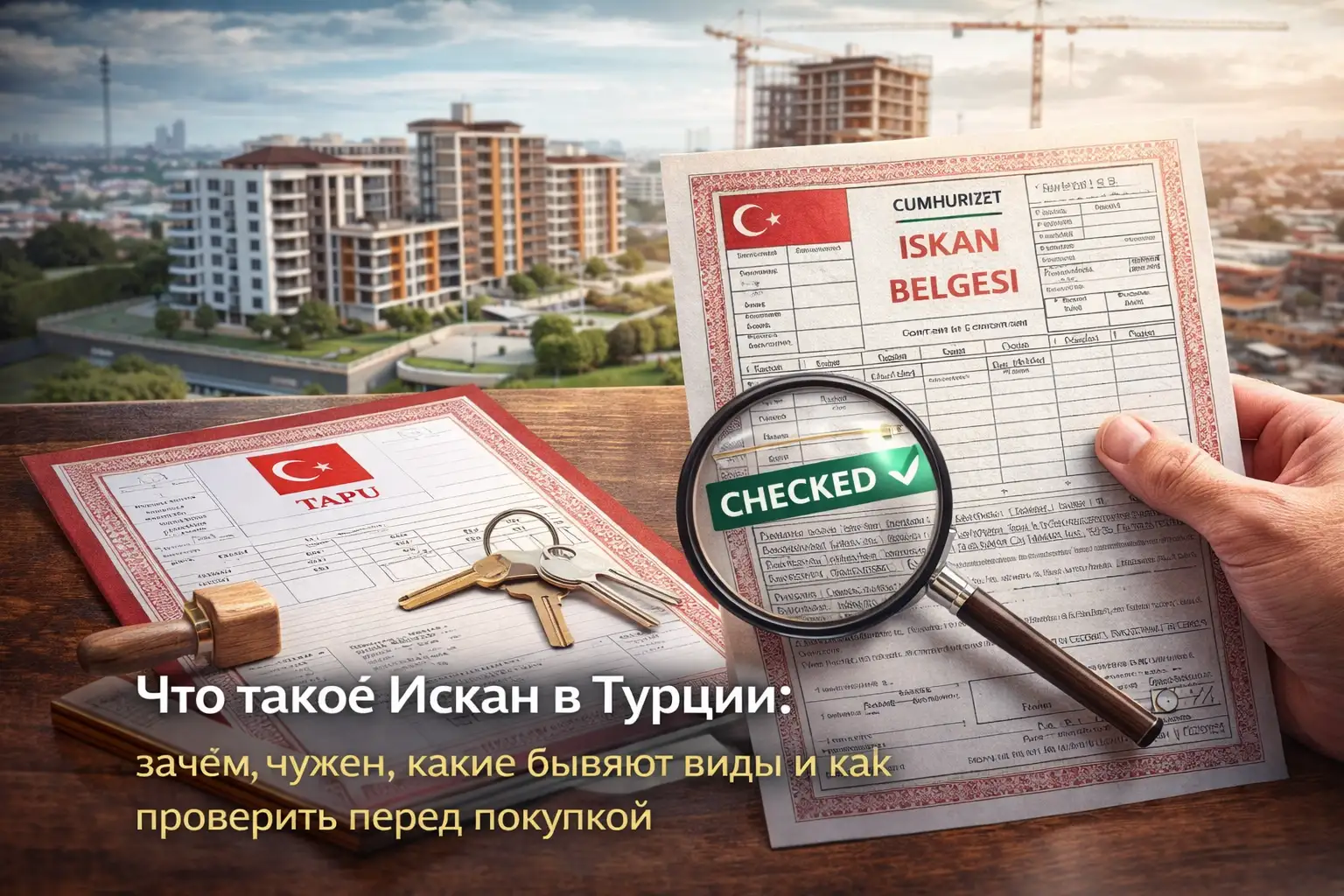 Что такое искан в Турции: разрешение на ввод жилья в эксплуатацию и документы на недвижимость