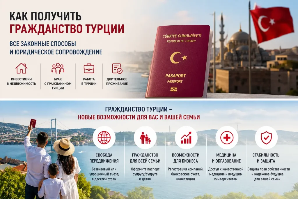 Как получить турецкое гражданство — способы получения гражданства Турции через инвестиции, недвижимость, брак и преимущества турецкого паспорта